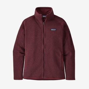 Patagonia Women's Burgundy Full-Zip Fleece Jacket